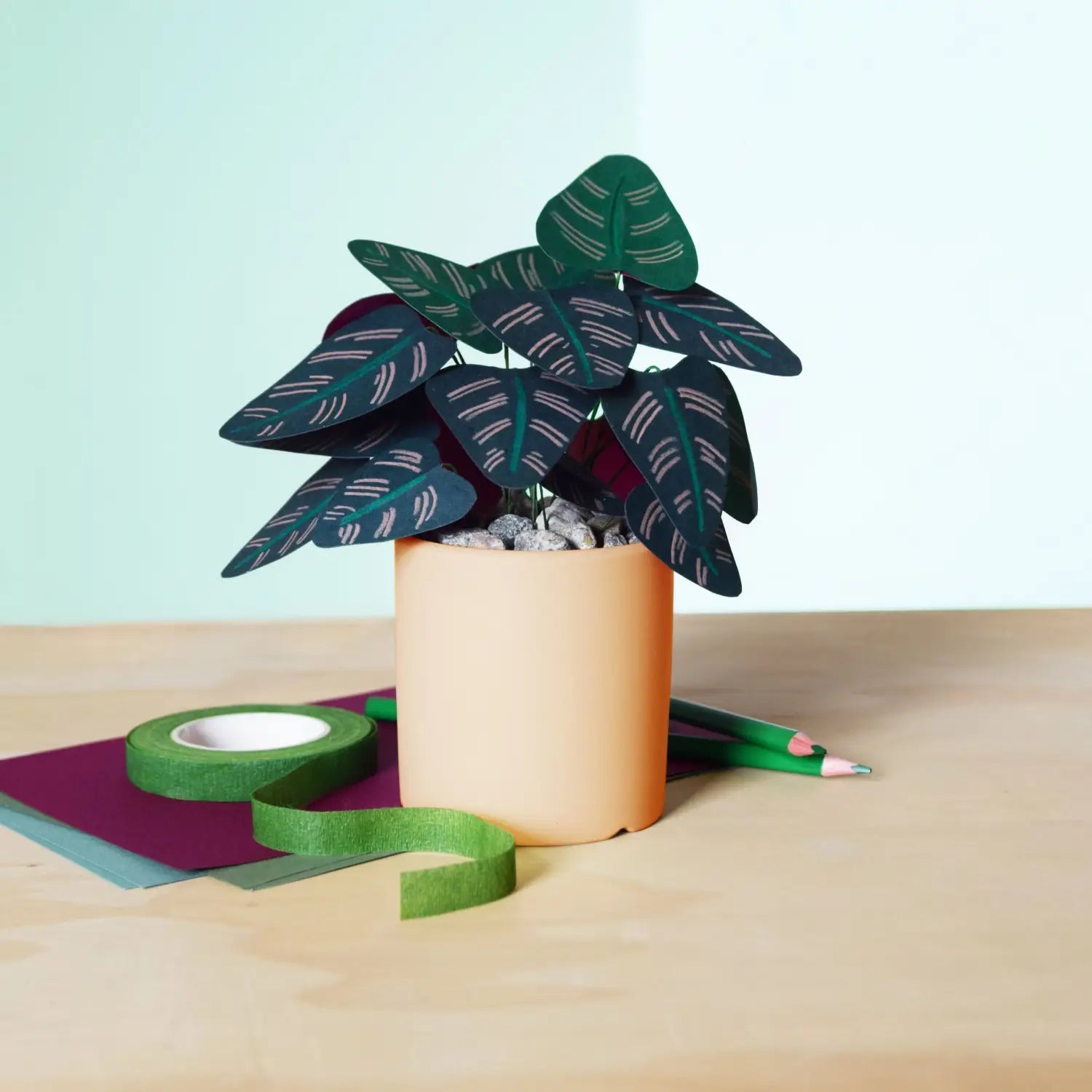 Making a Calathea paper plants