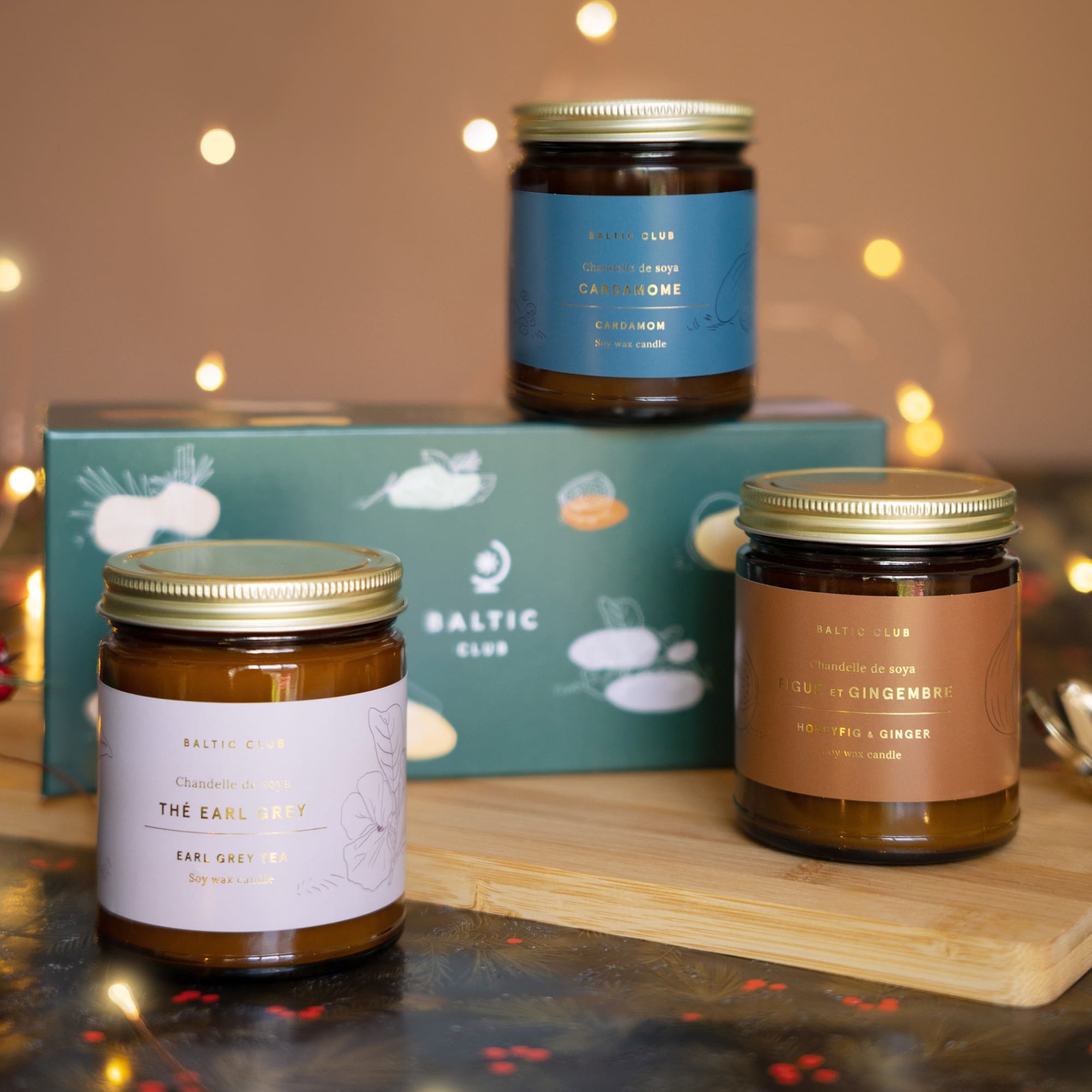 3 Candles Gift Box Set | The Baltic Club