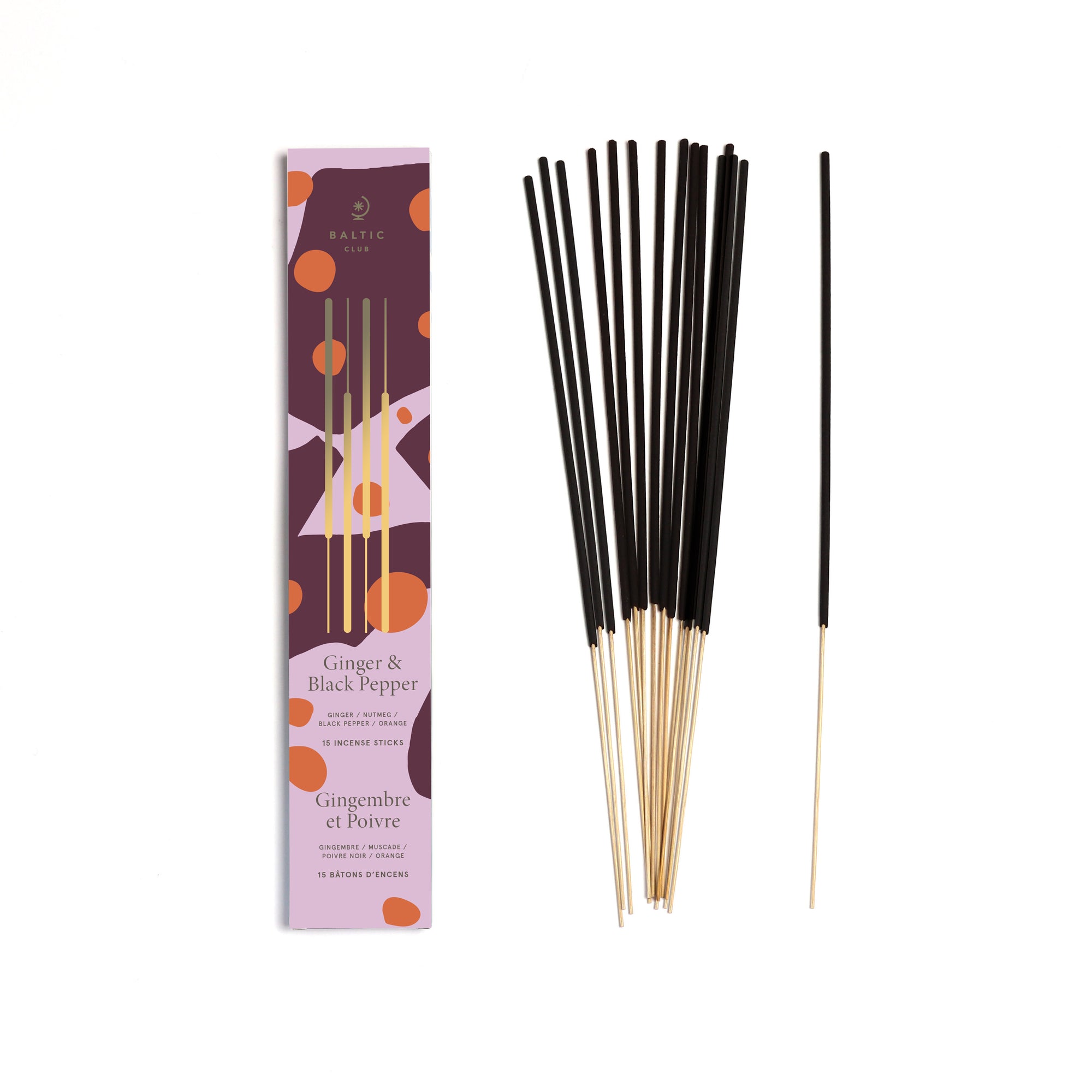 Incense Sticks - Ginger & Black Pepper