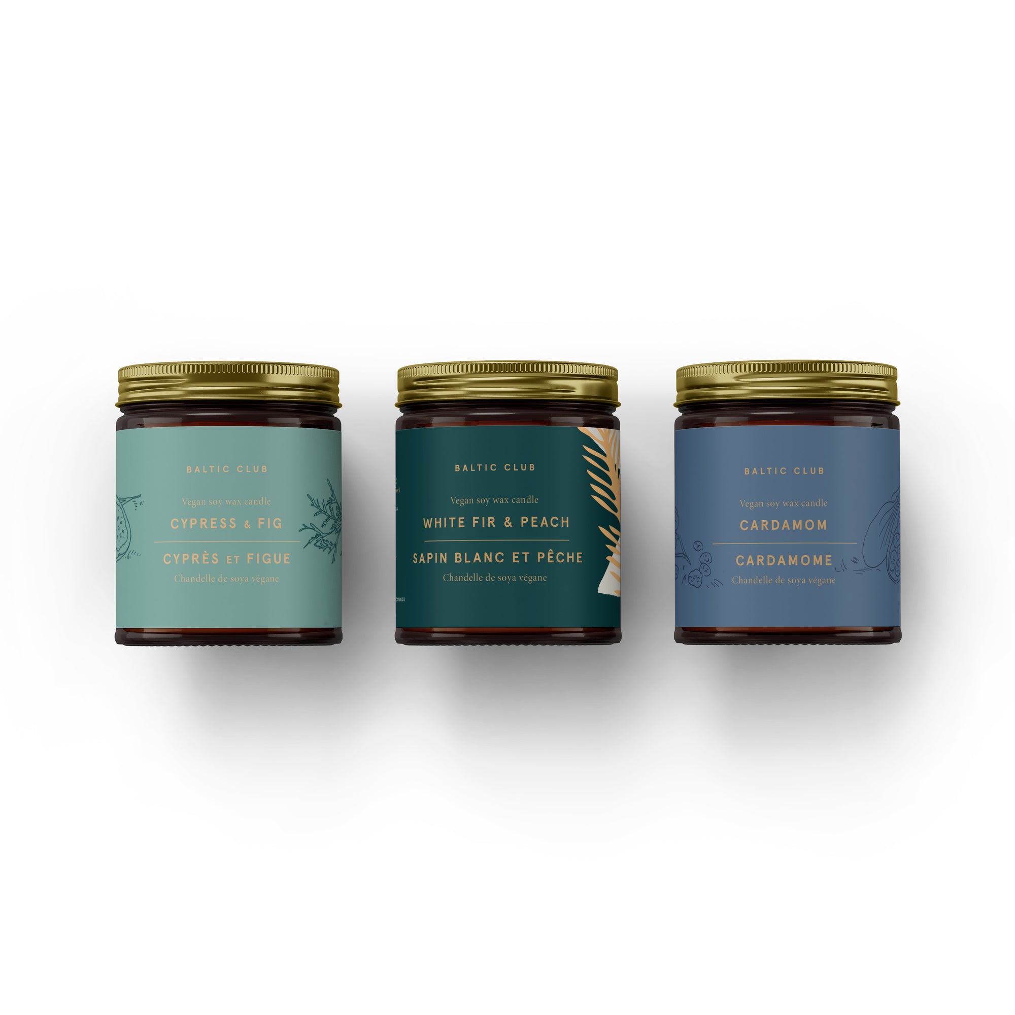 Ensemble 3 Bougies - Boréal