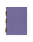 Violet Spiral Cloth Notebook