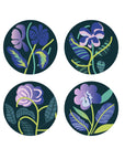 Absorbent Ceramic Coasters Set - Archipelago