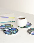 Absorbent Ceramic Coasters Set - Archipelago