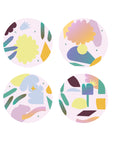 Absorbent Ceramic Coasters Set - Pelagia