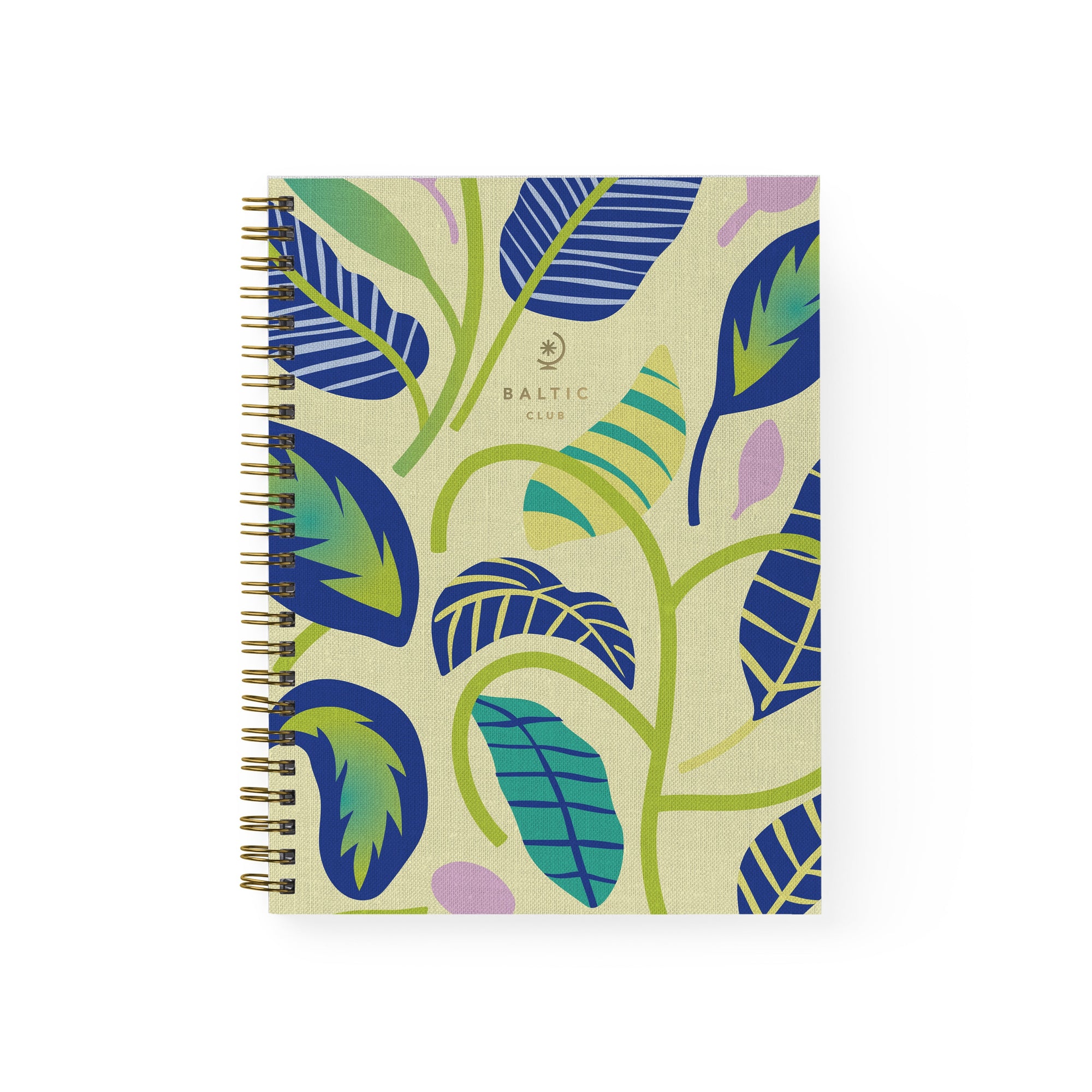 Yellow Archipelago Spiral Notebook
