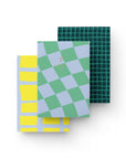 Trio de carnets de poche Damiers