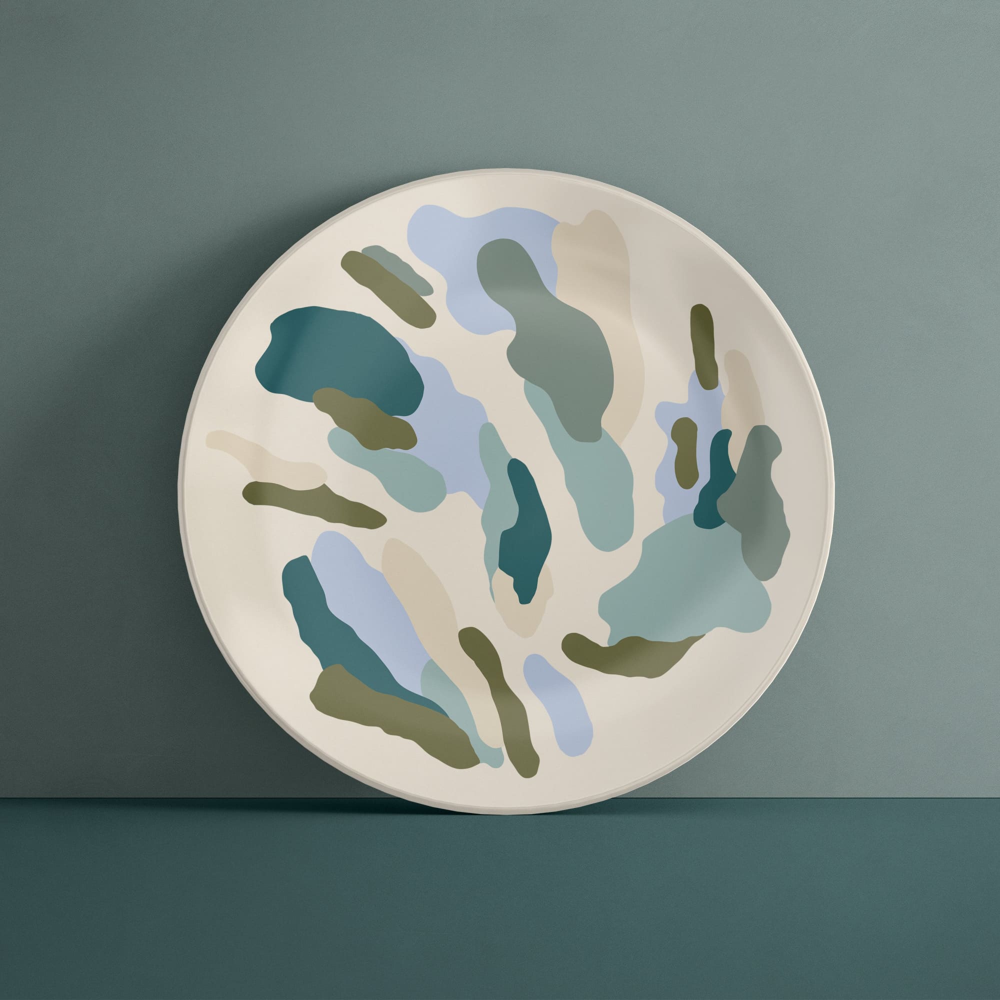 Bamboo plates set - Moss | The Baltic Club