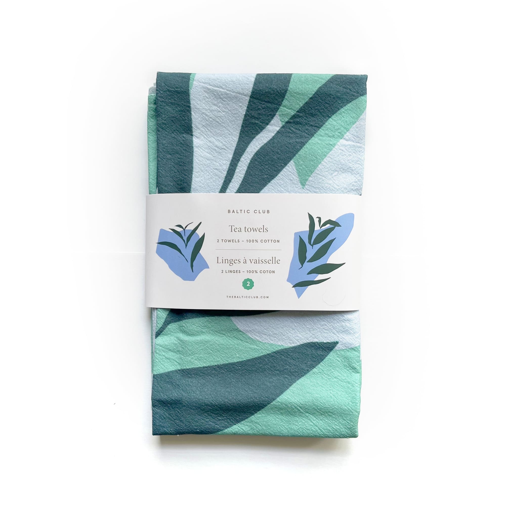 Tea Towel Duo - Greenery | The Baltic Club