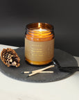 Teak Wood Candle