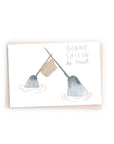 Carte de voeux Narvals Tricot