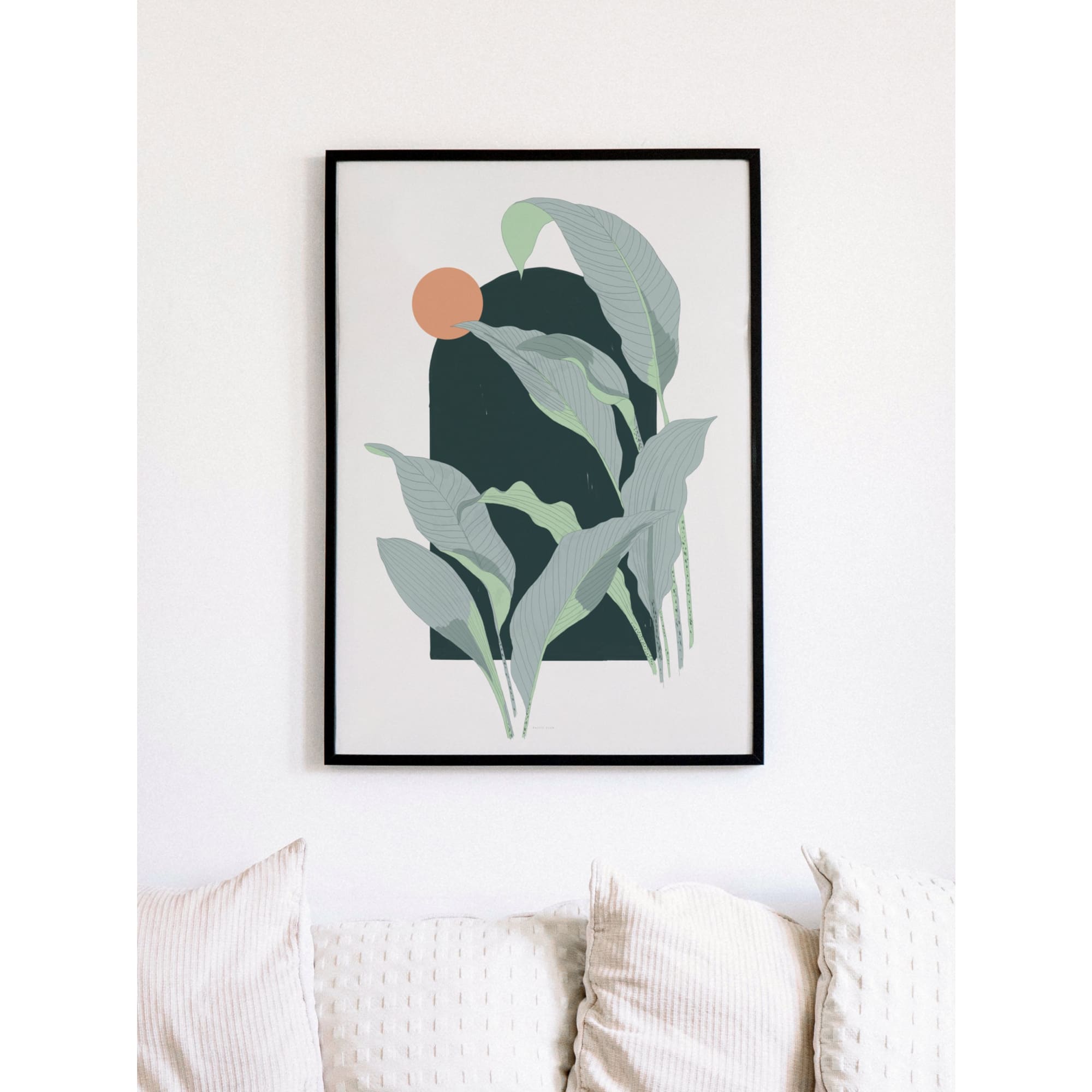 Arcade (Leafy) Art Print | The Baltic Club