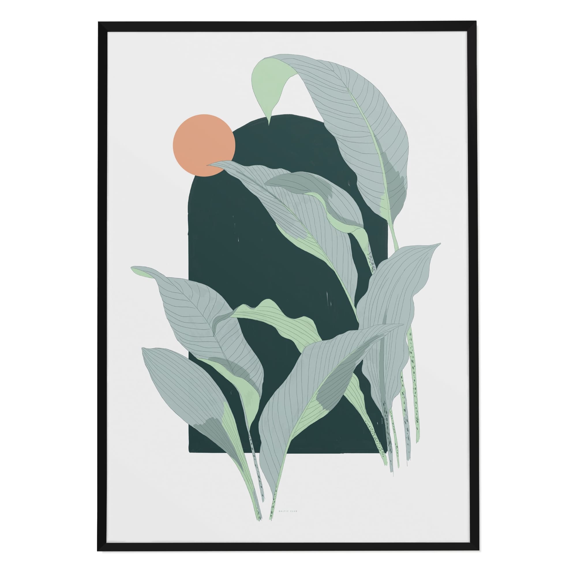 Arcade (Leafy) Art Print | The Baltic Club