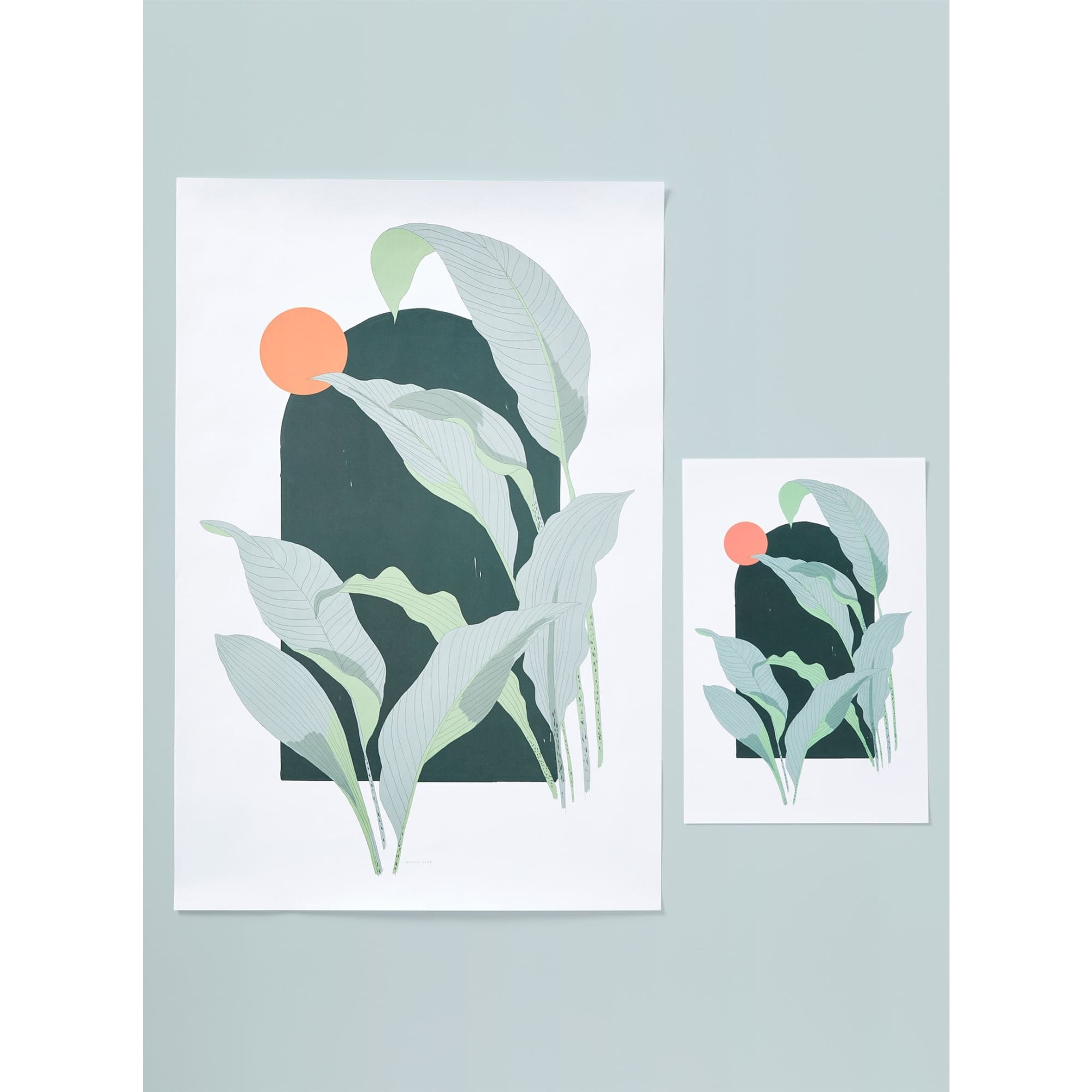 Arcade (Leafy) Art Print | The Baltic Club