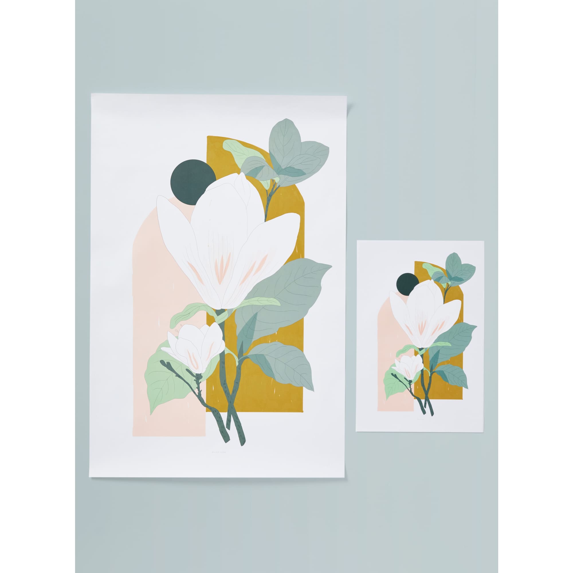 Arcade (Magnolia) Art Print | The Baltic Club