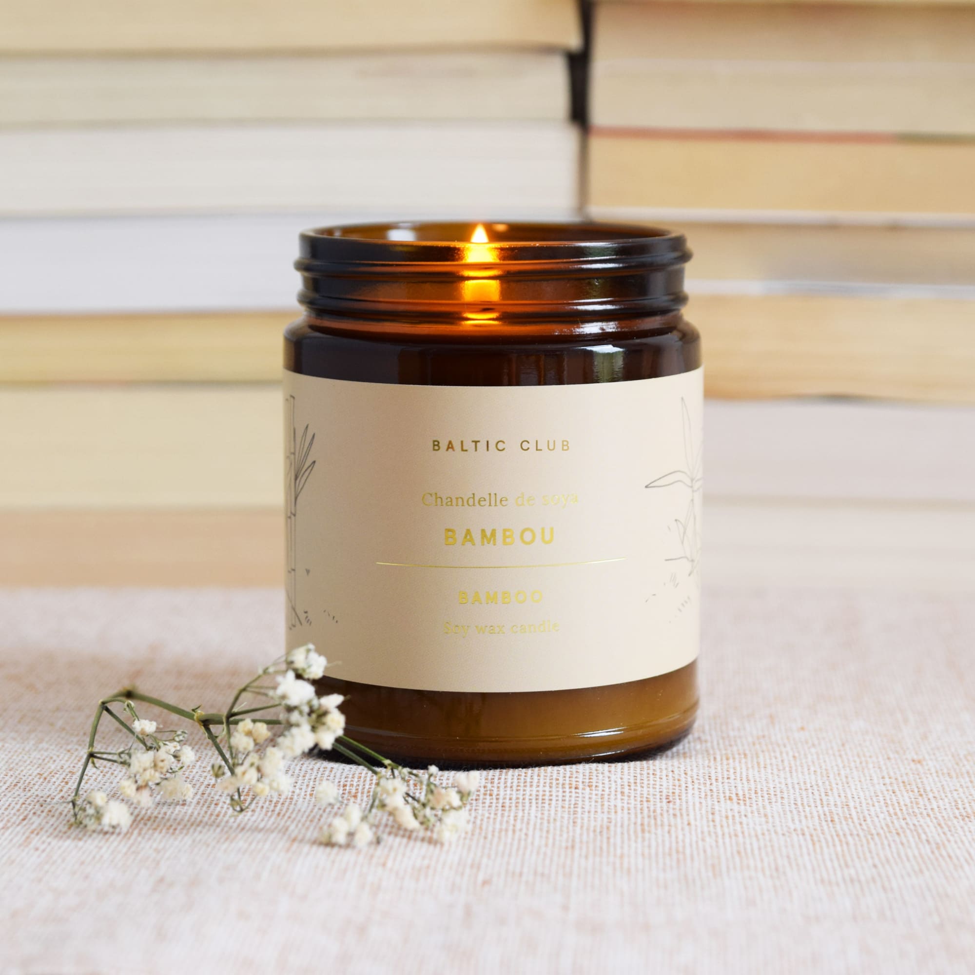 Bamboo Soy Candle | The Baltic Club