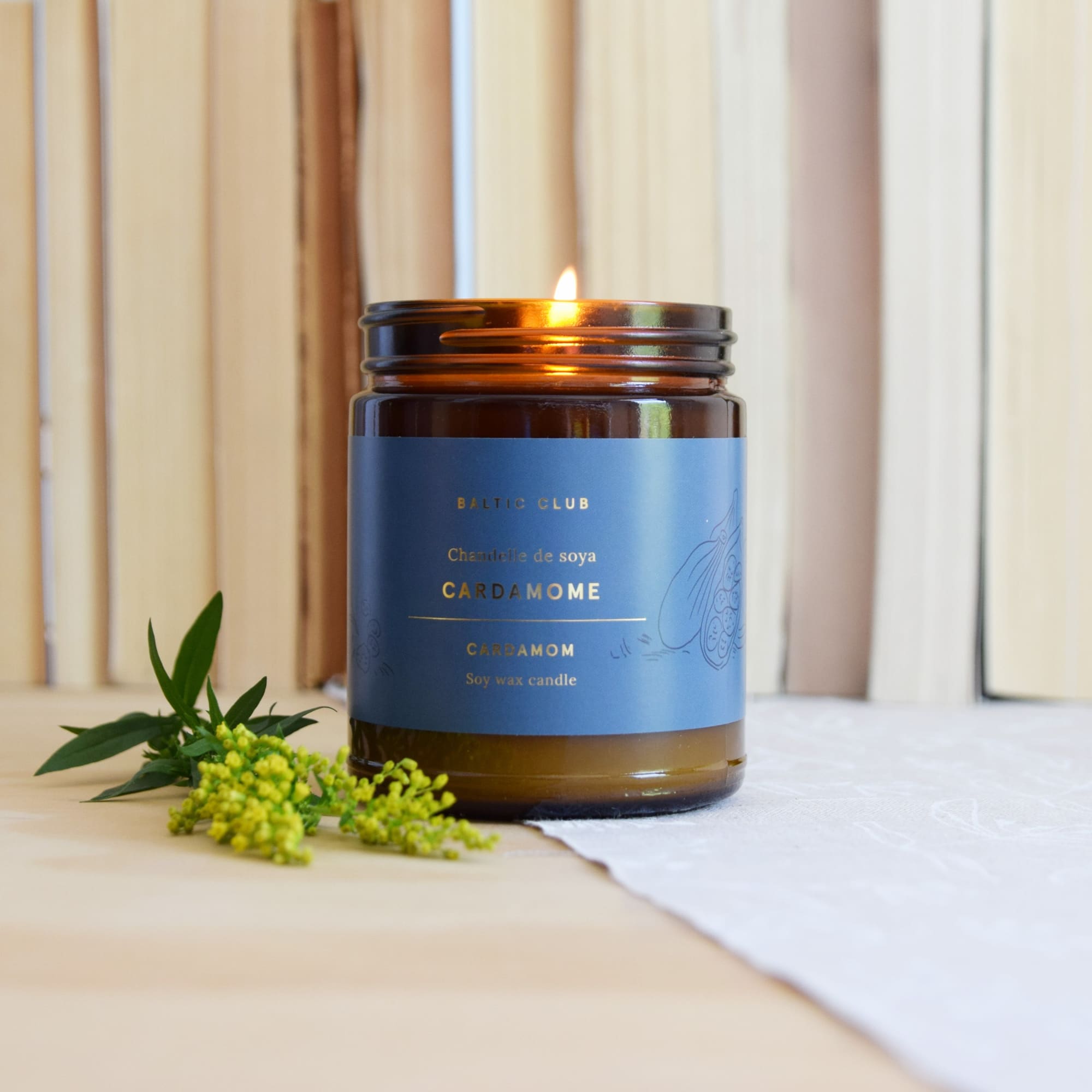 Cardamom Soy Candle | The Baltic Club