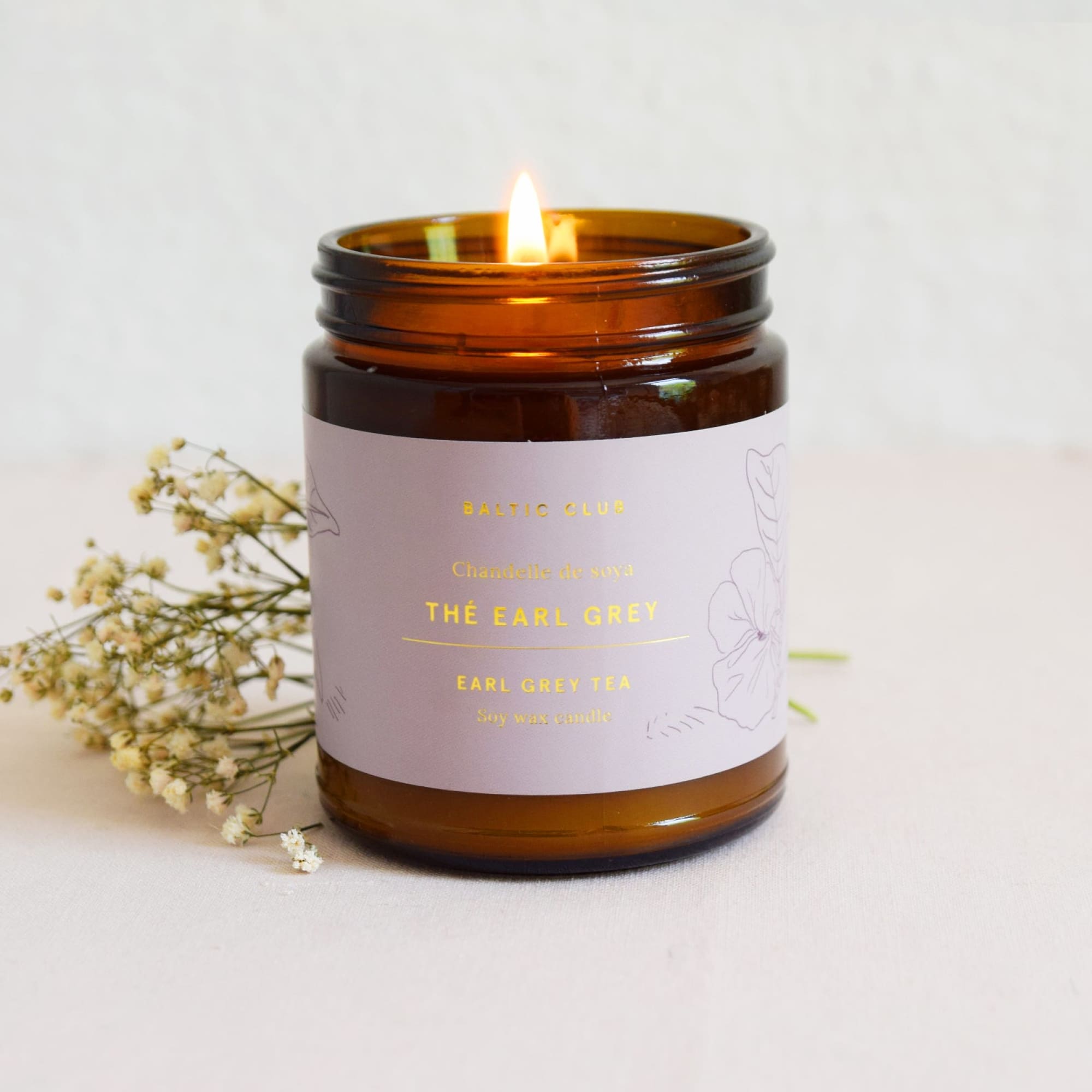 Earl Grey Tea Soy Candle | The Baltic Club