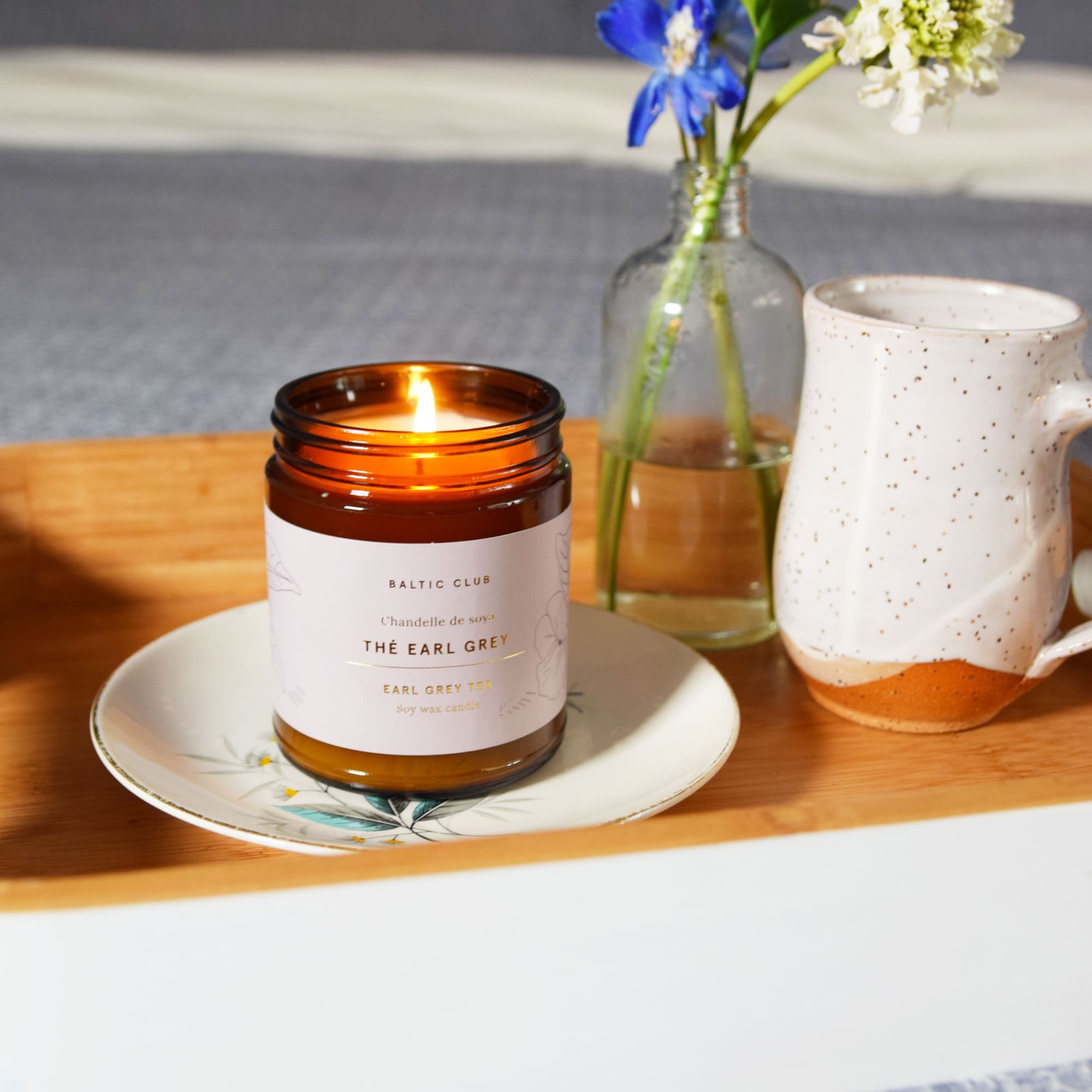 Earl Grey Tea Soy Candle | The Baltic Club