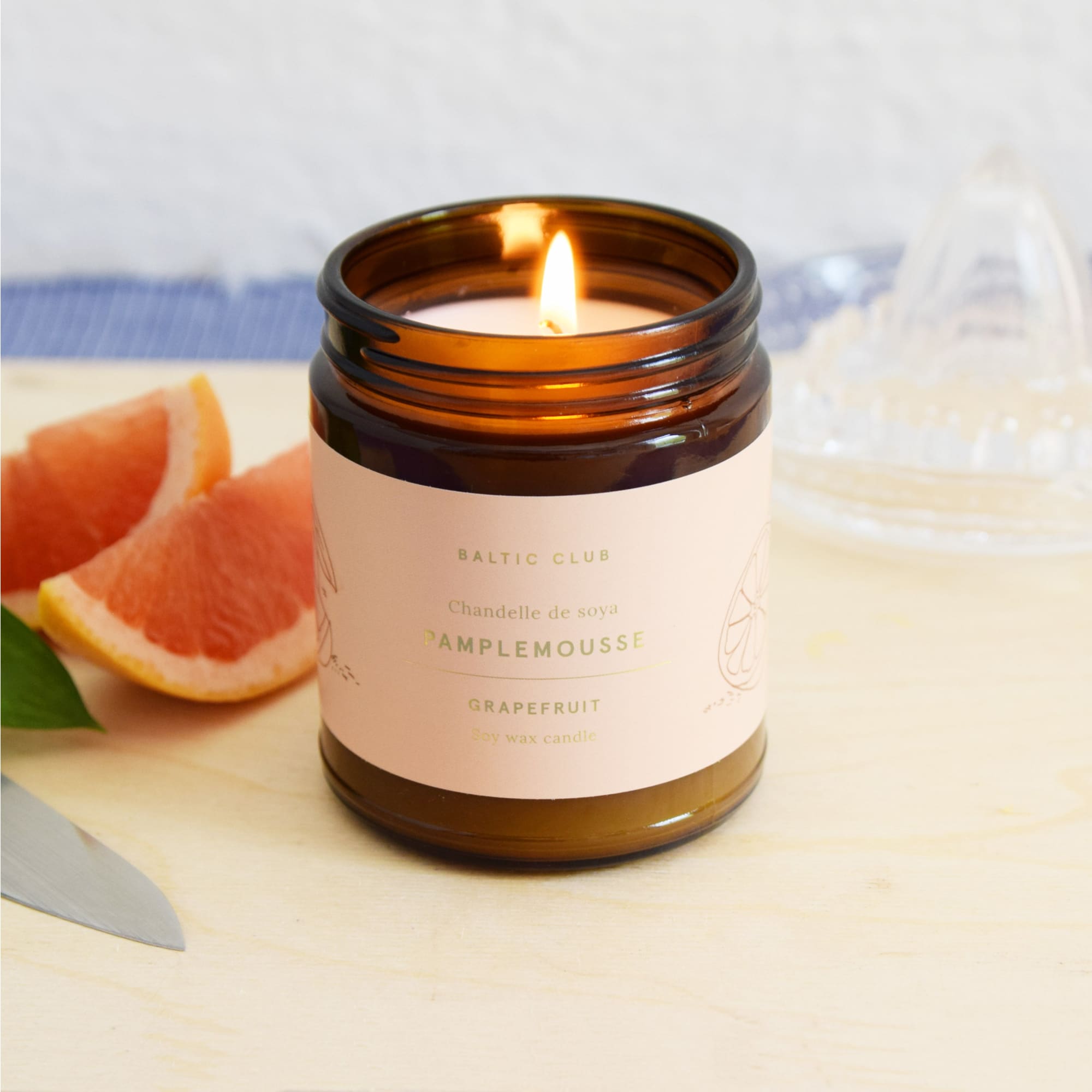 Grapefruit Soy Candle | The Baltic Club