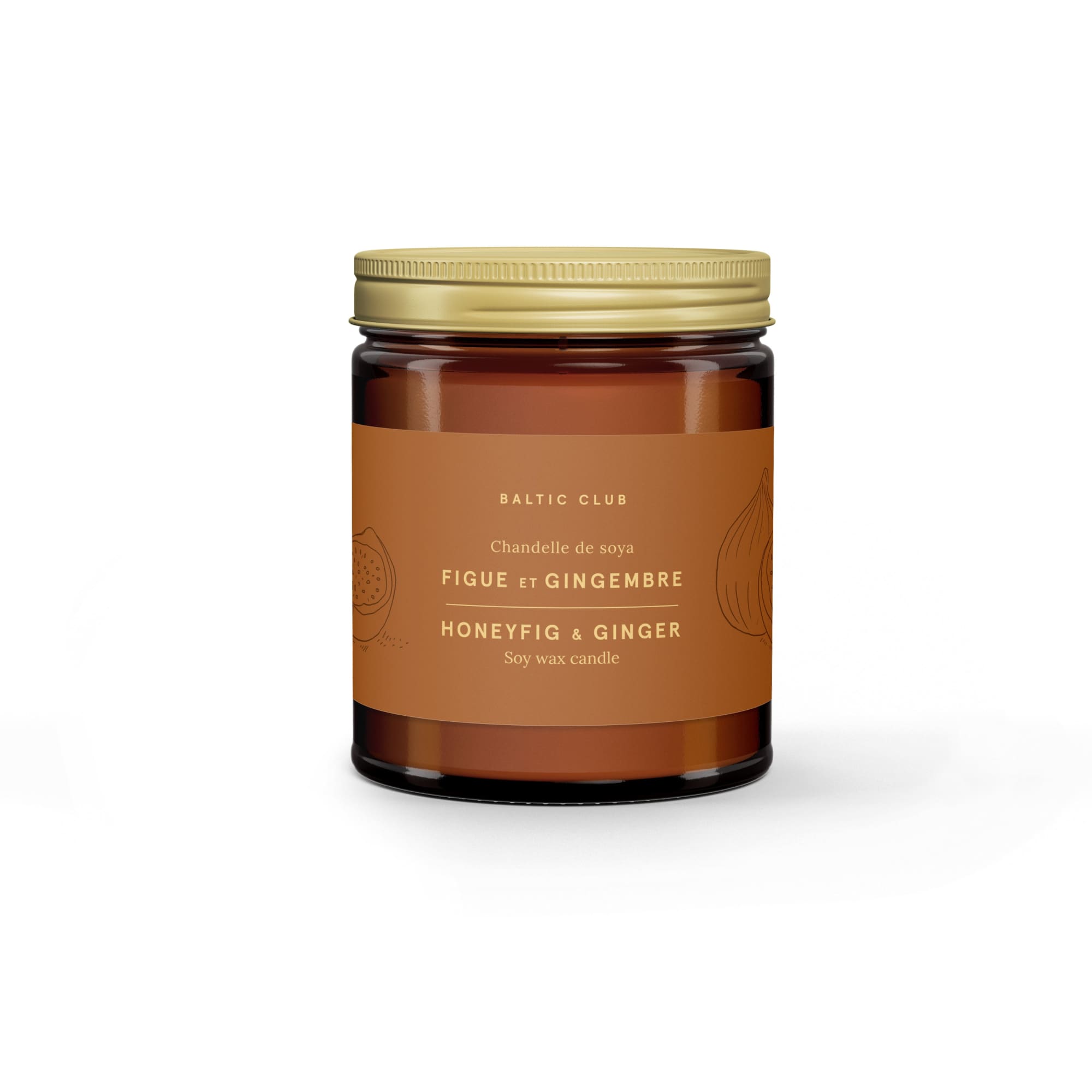 Honey Fig &amp; Ginger Soy Candle | The Baltic Club