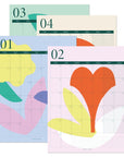 Large Monthly Undated Wall Calendar Bouquet | The Baltic Club