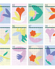Large Monthly Undated Wall Calendar Bouquet | The Baltic Club