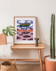 Plants and Clouds Art print | The Baltic Club