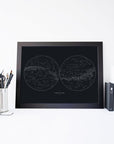 Sky Map Art Print - Baltic Club