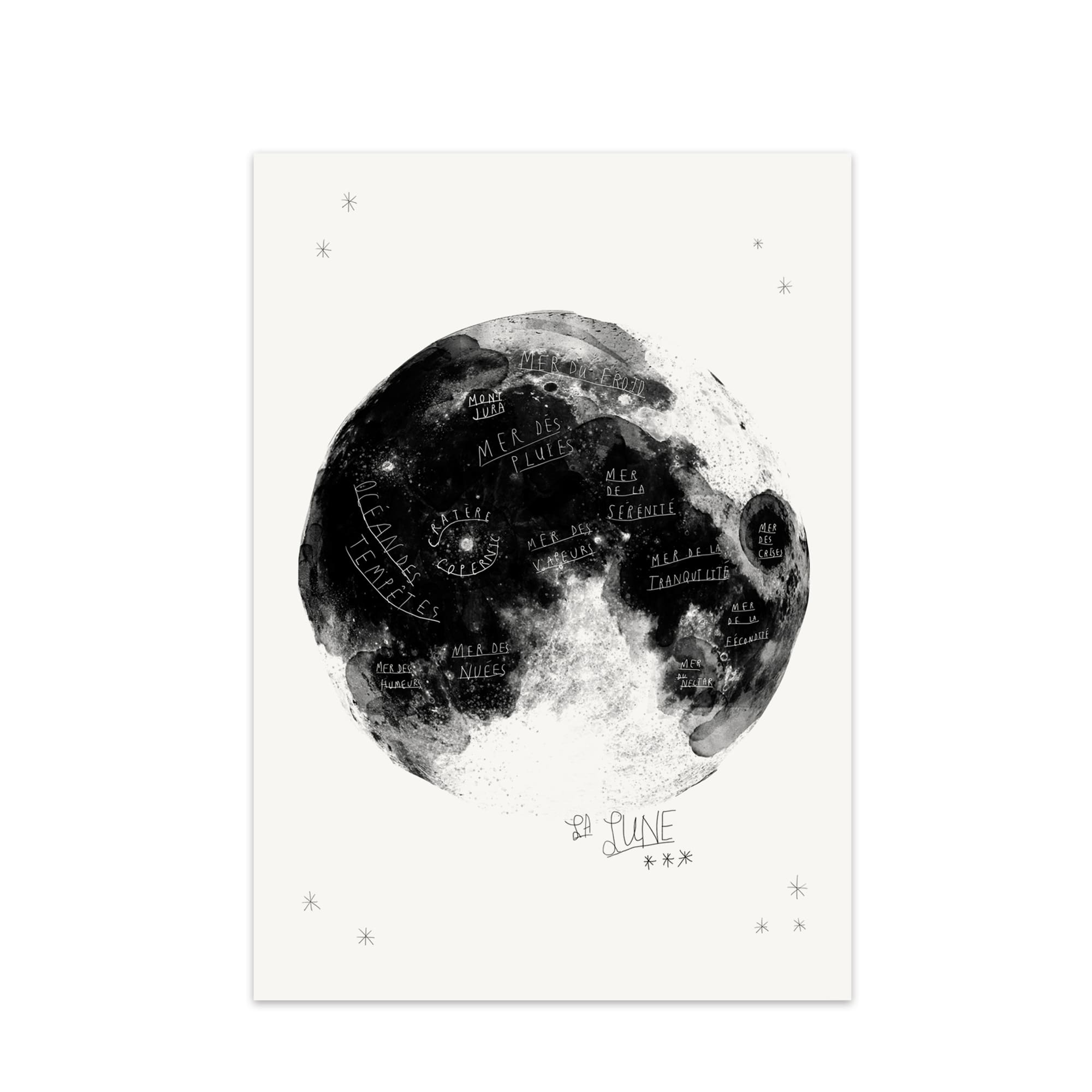 The Moon Art Print | The Baltic Club