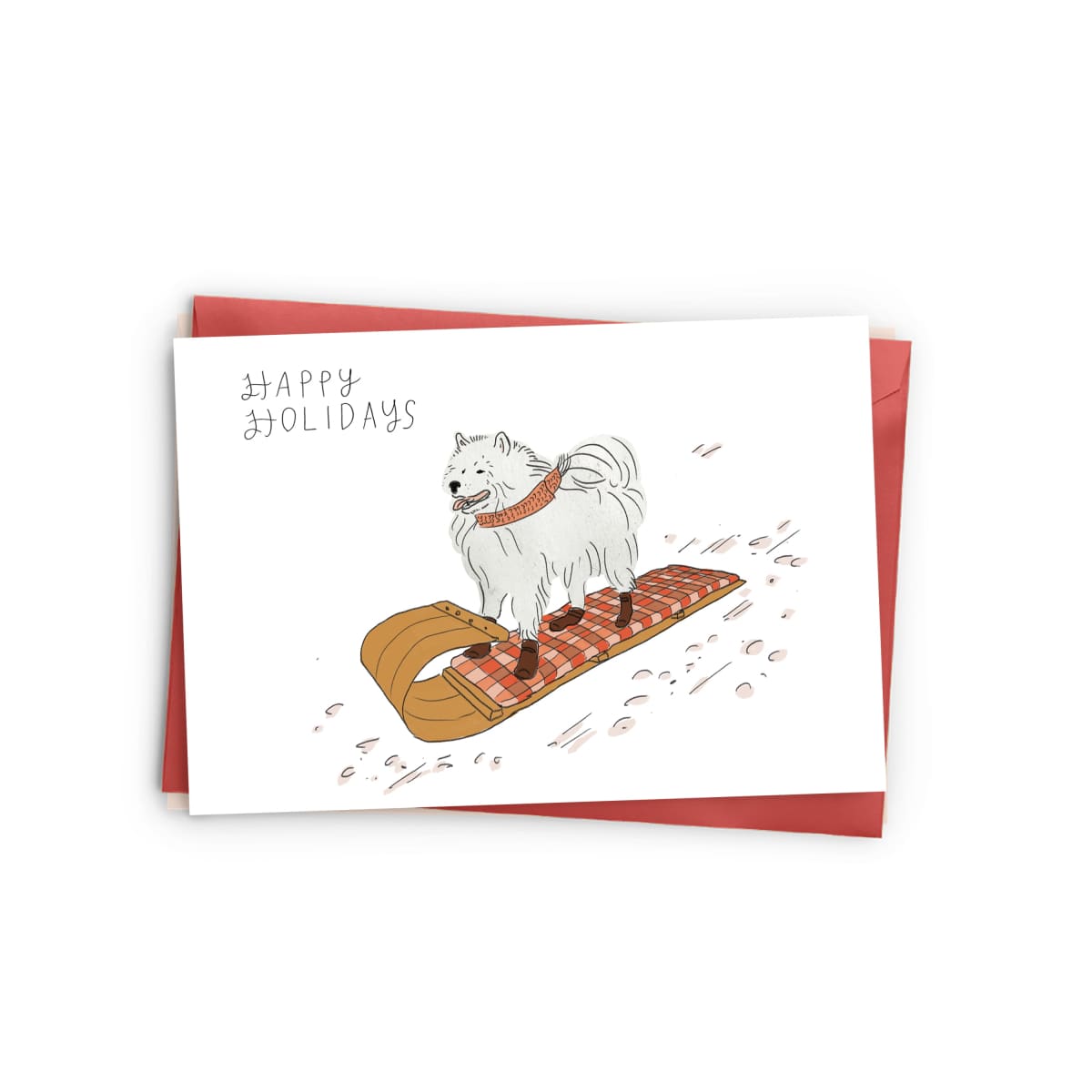 Toboggan (Christmas Card) | English | The Baltic Club