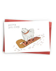 Toboggan (Christmas Card) | English | The Baltic Club