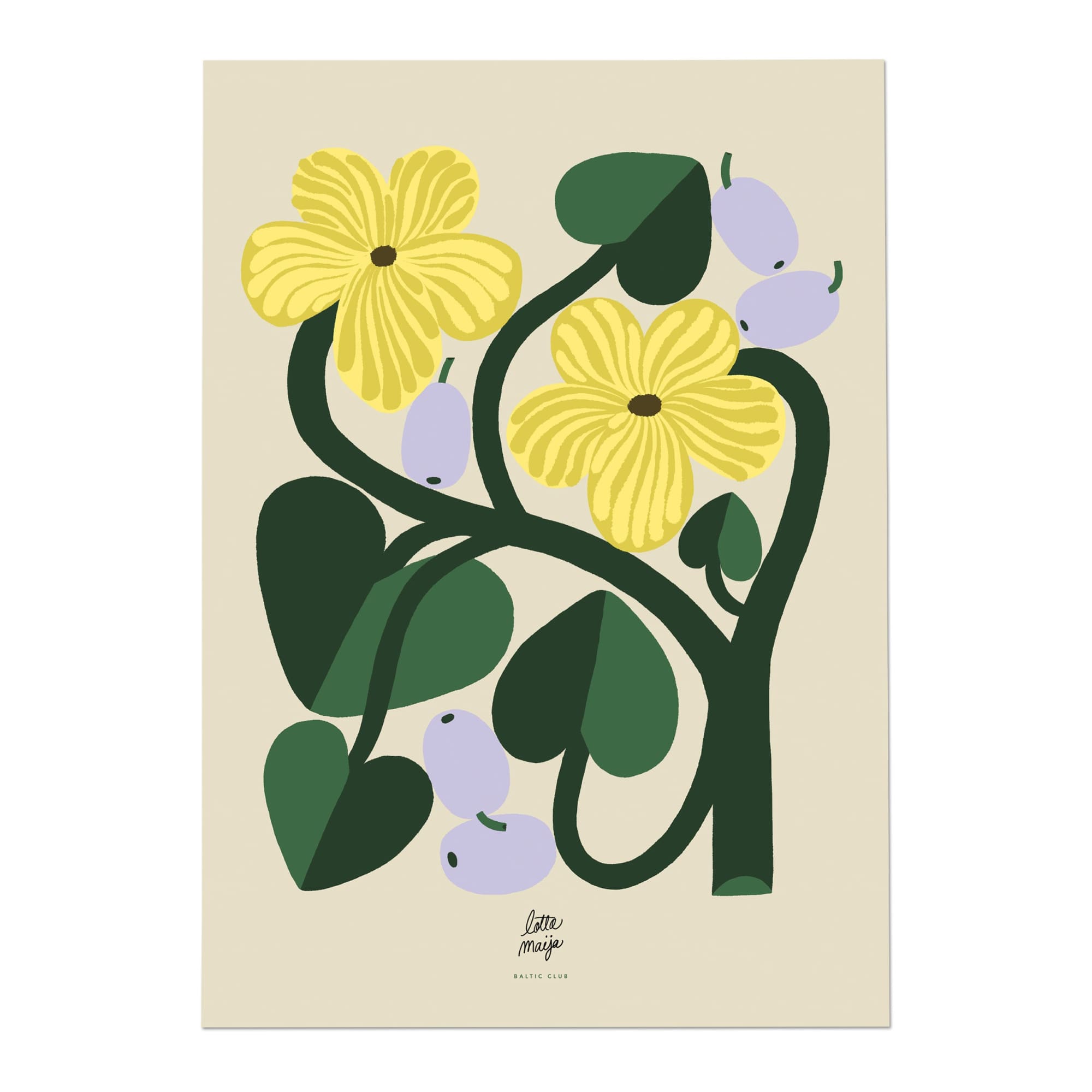 Violet Art print | Lotta Maija