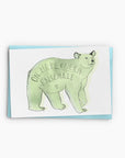 Winter Bear Card | French | The Baltic Club