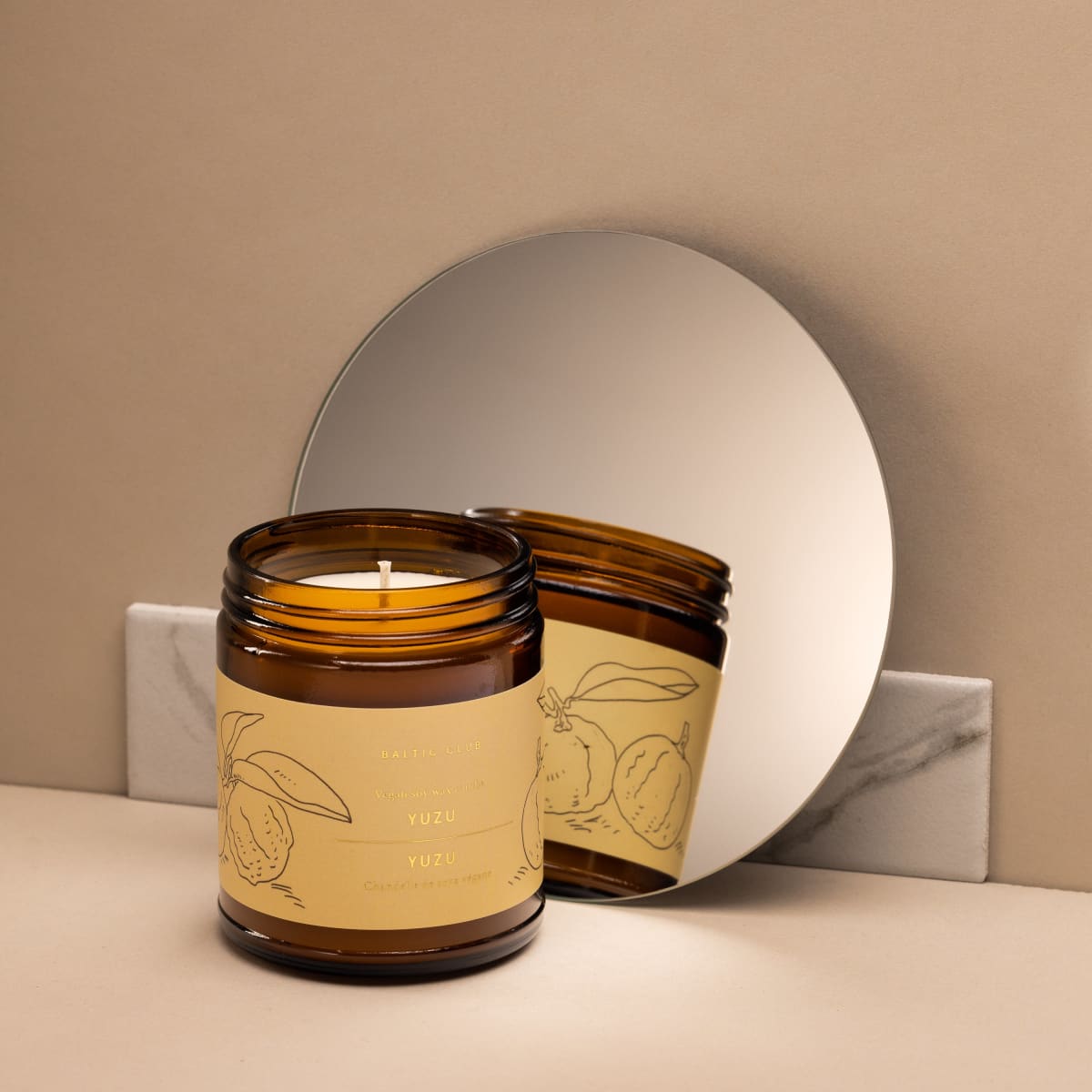 Yuzu Soy Candle | The Baltic Club
