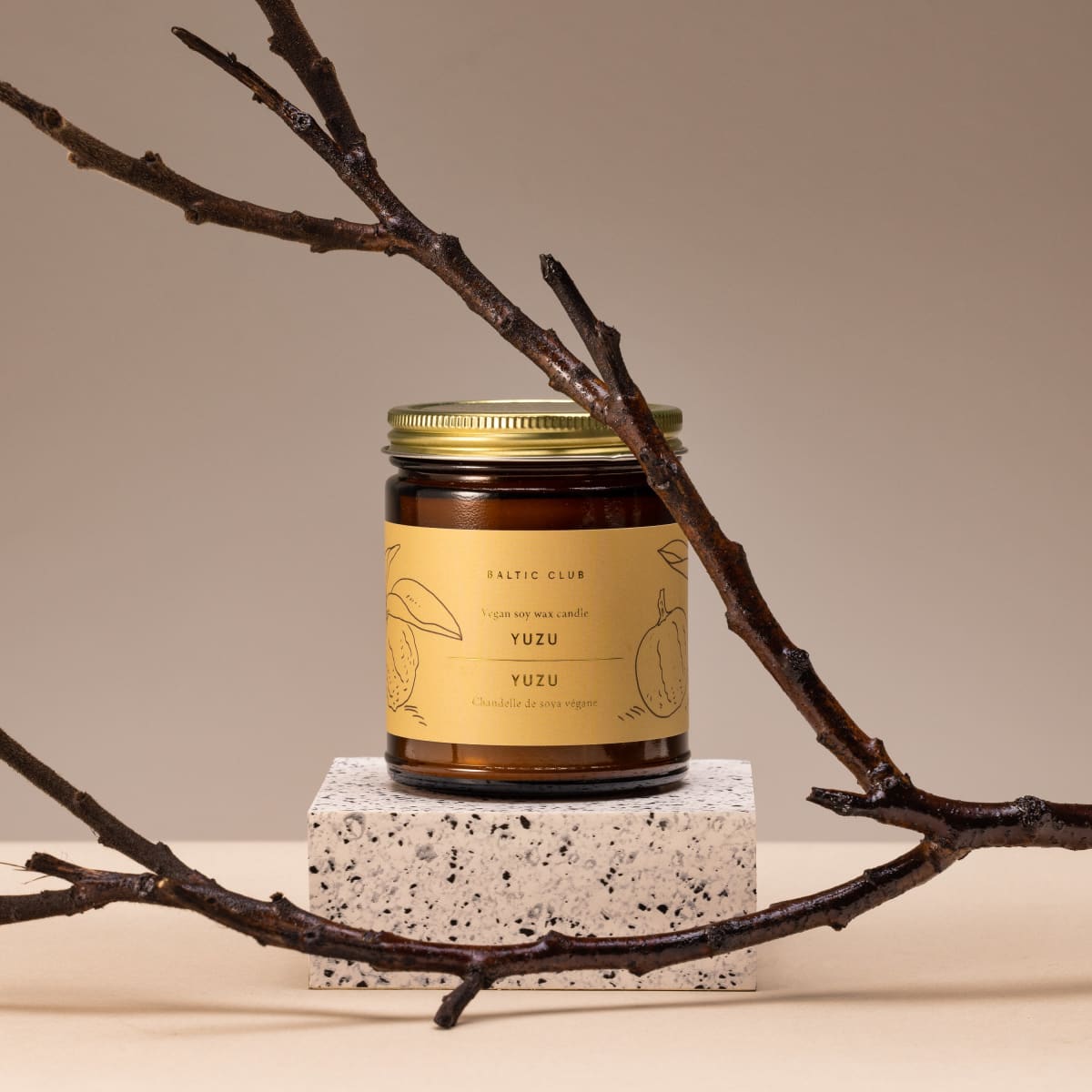 Yuzu Soy Candle | The Baltic Club