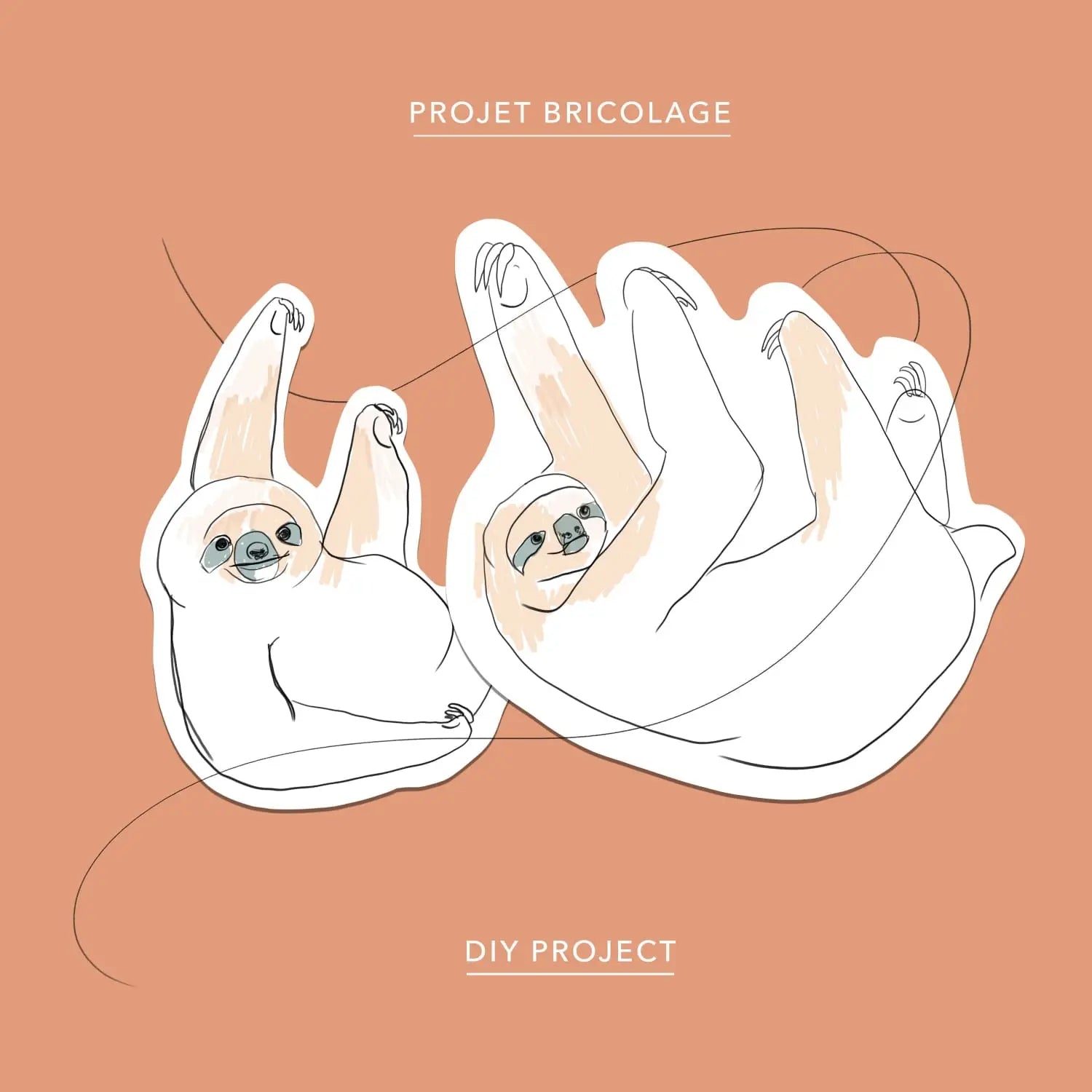 DIY Paper Sloth Garland - Baltic Club