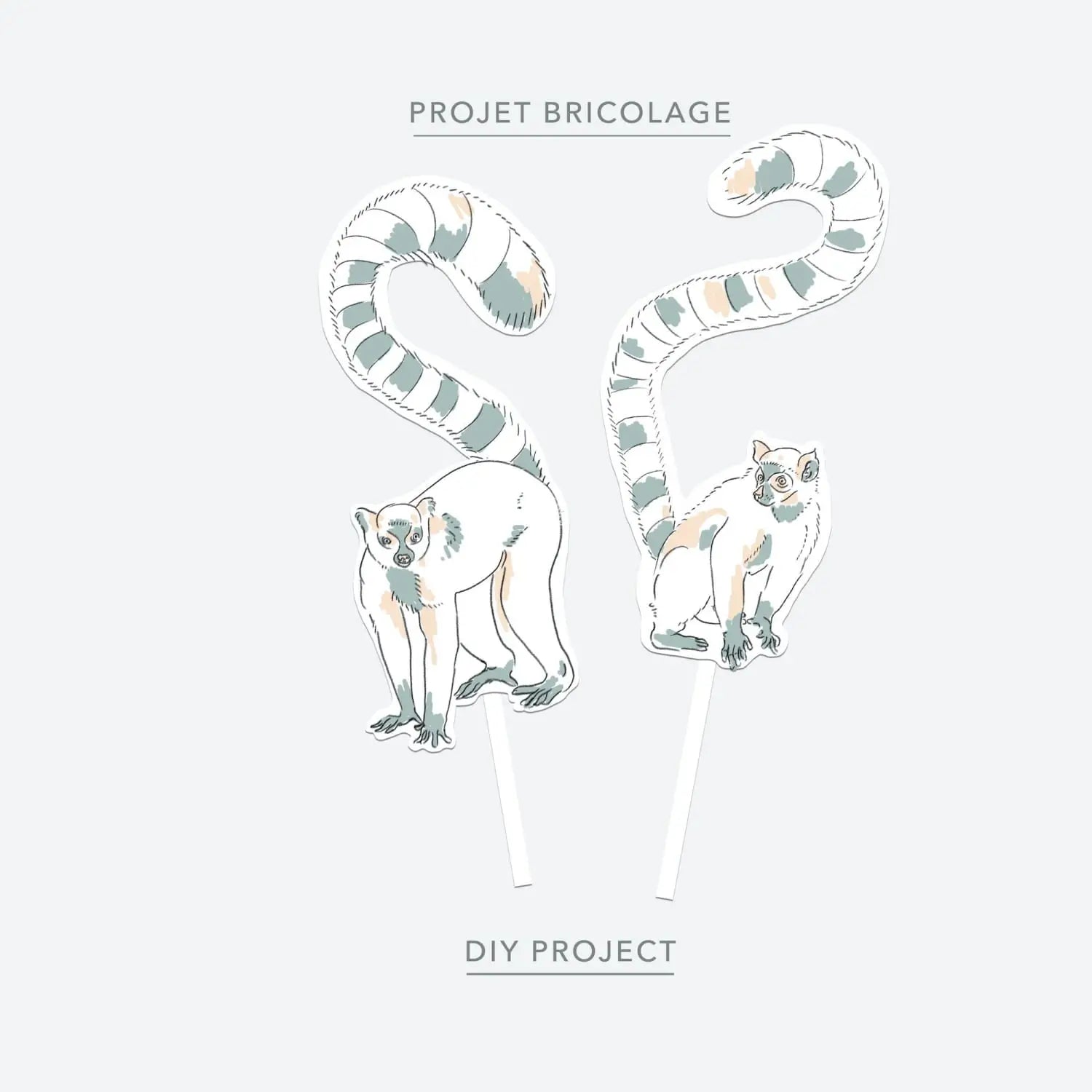 Lemur puppets DIY - Baltic Club