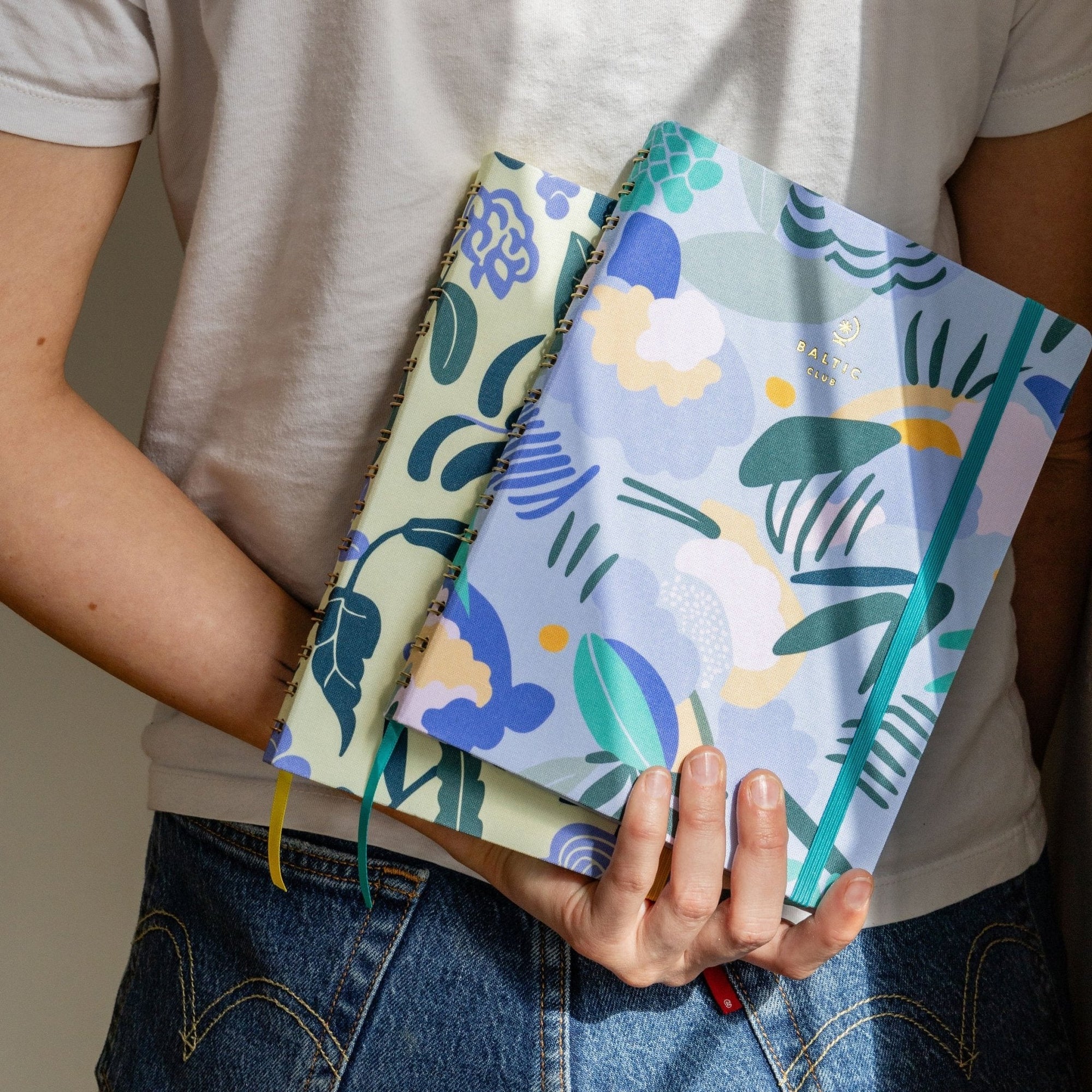 Stationery collection with illustrated notebooks and office accessories - The Baltic Club Montreal