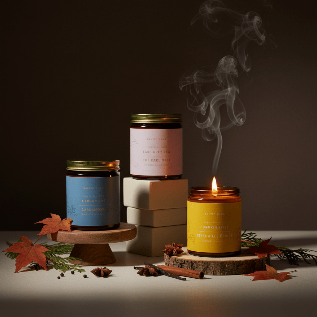 3 Candles Bundle - Cozy Autumn - Baltic Club