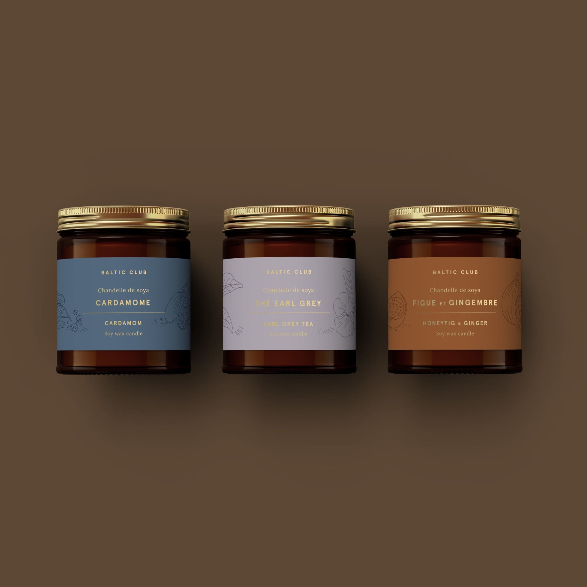 3 Candles Bundle - Spicy - Baltic Club