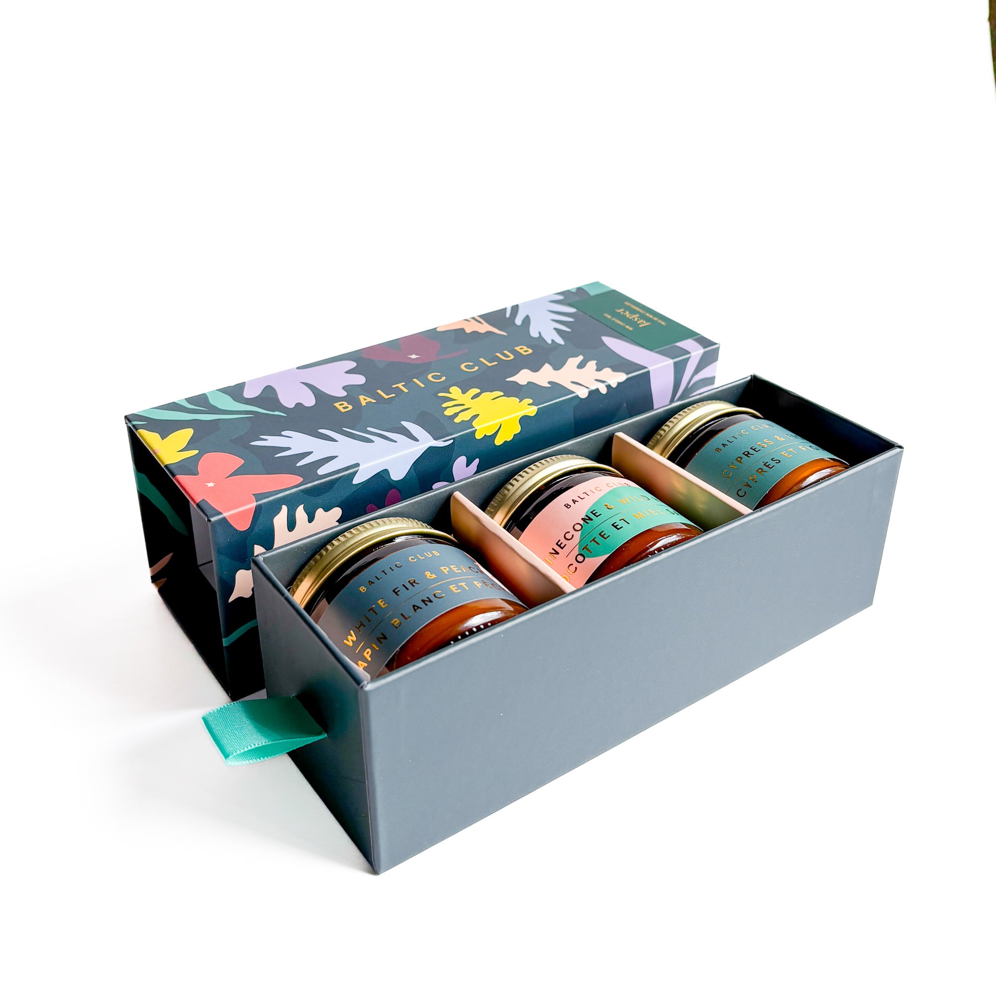 Mini Trio de Chandelles Jasper - Coffret cadeau