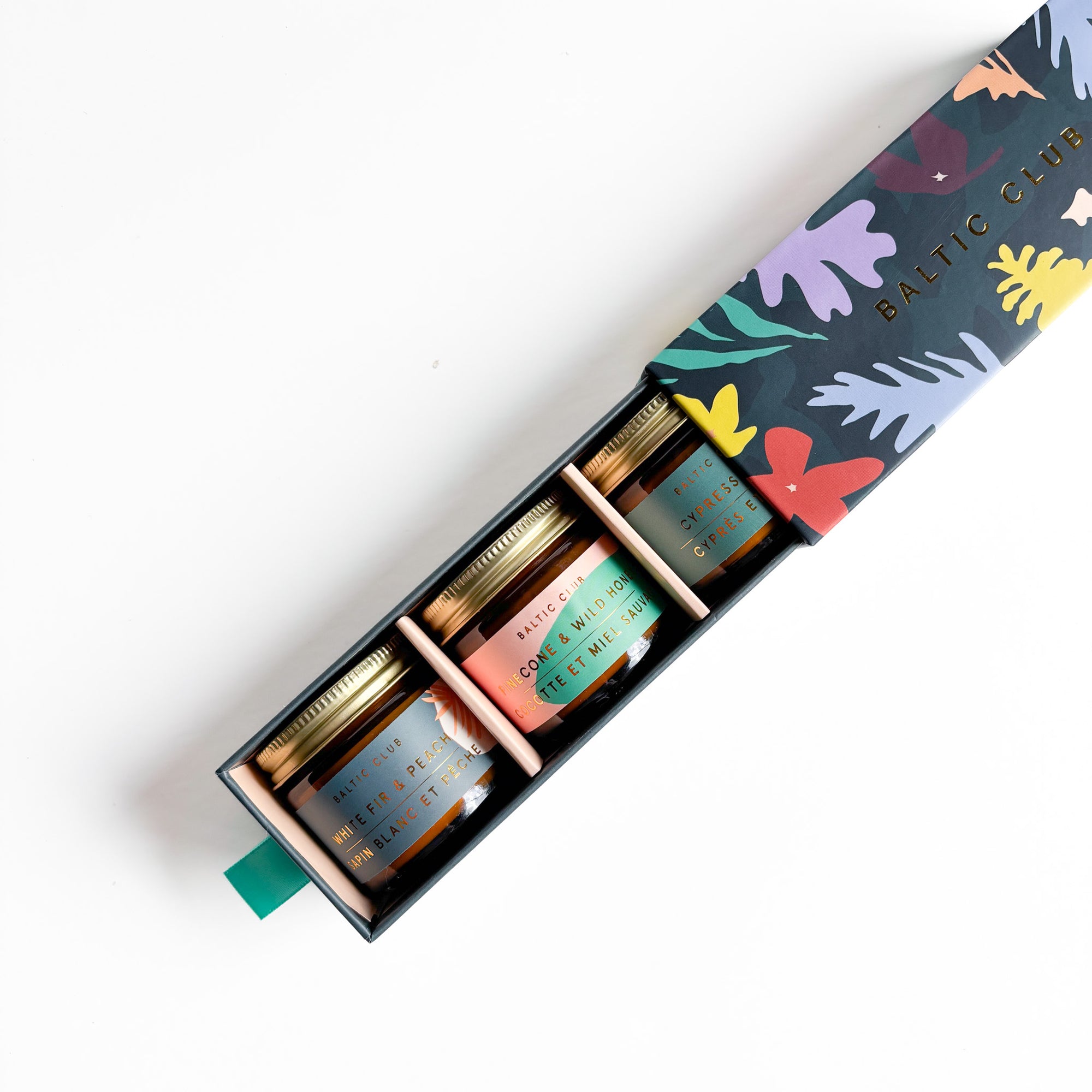 Mini Trio de Chandelles Jasper - Coffret cadeau