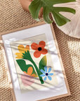 Flower Fields Art Print by Trevor Basset for The Baltic Club