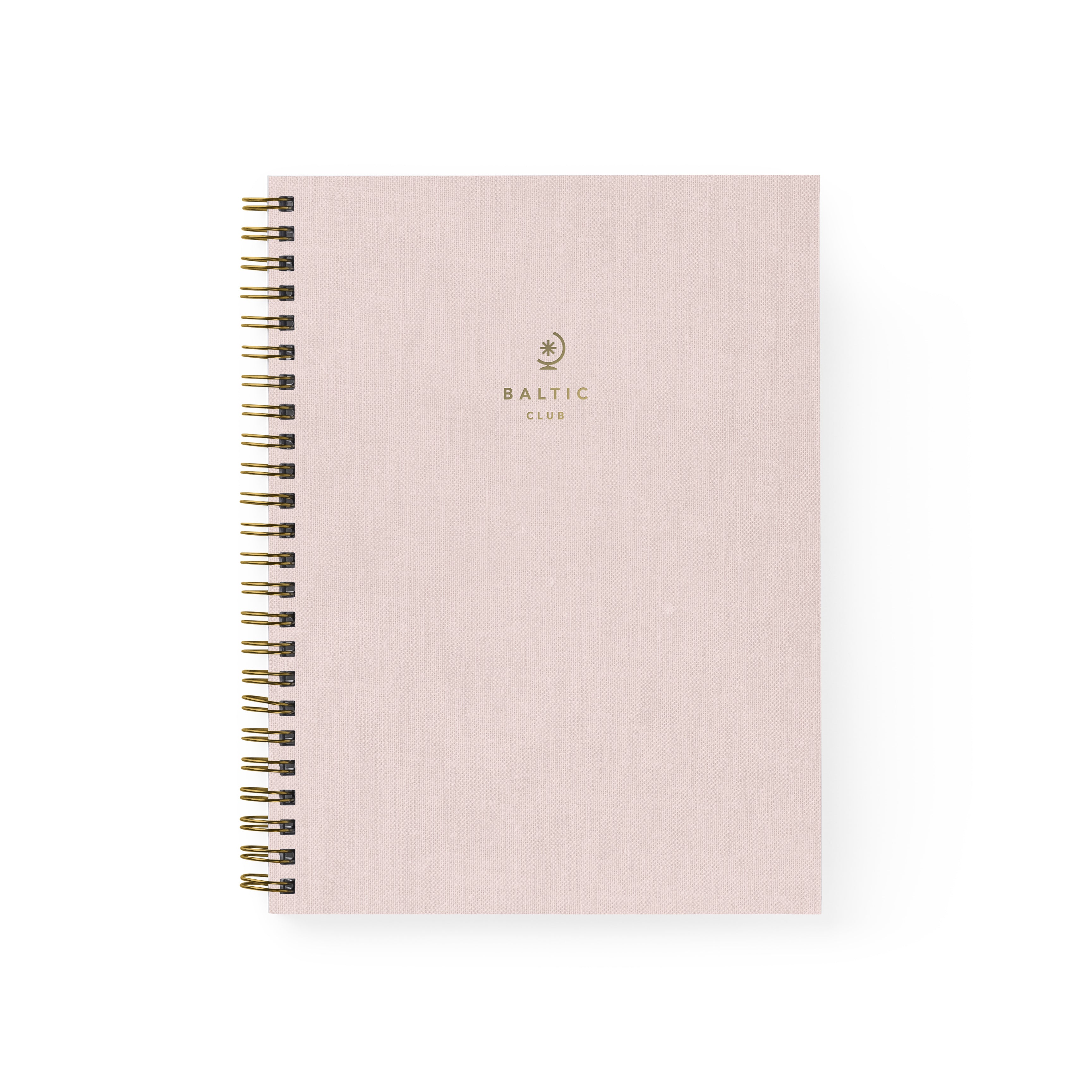 Rosewater Cloth Spiral Notebook