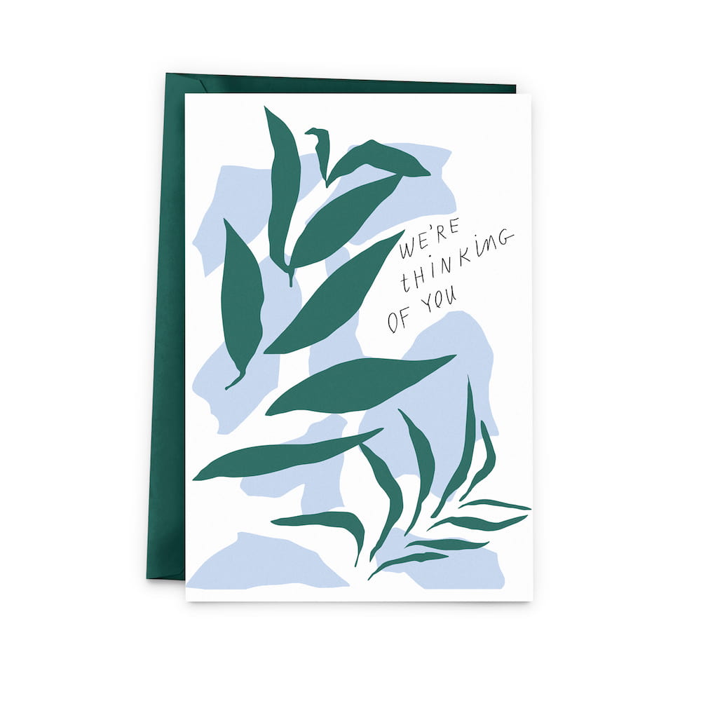 We&#39;re Thinking Of You Greeting Card