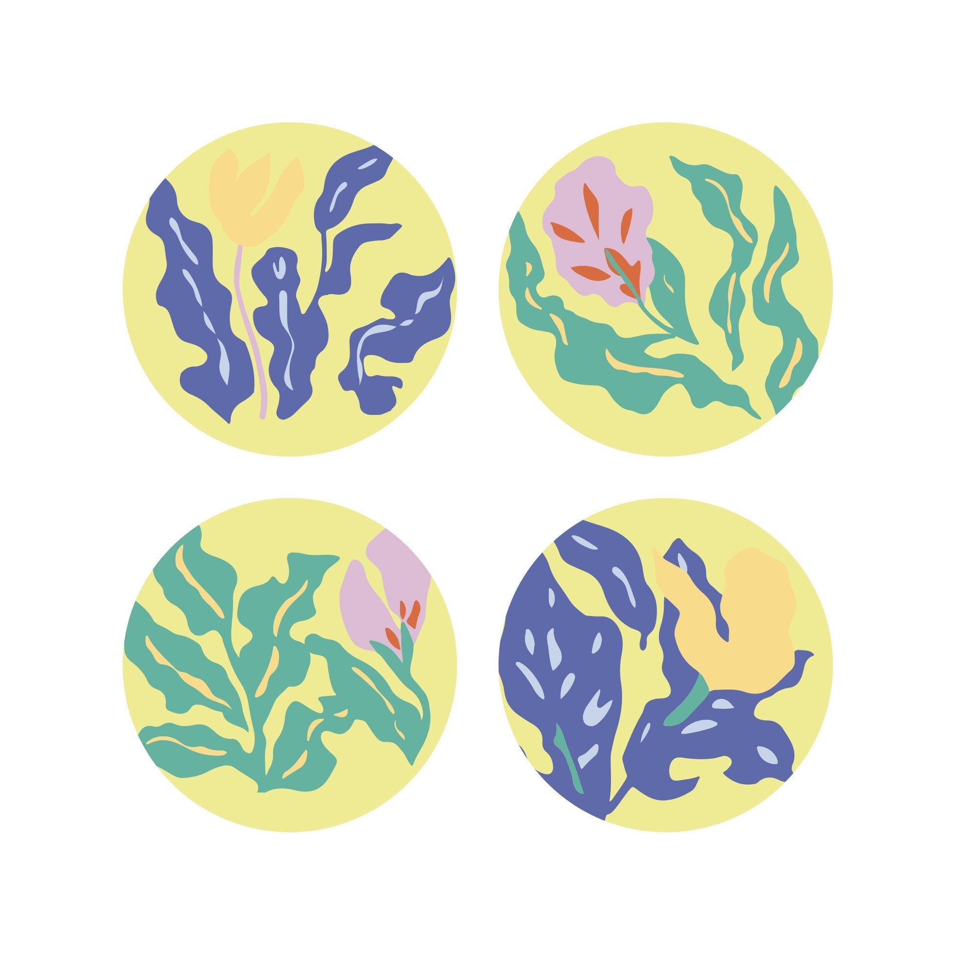 Absorbent Ceramic Coasters Set - Lagoon - Baltic Club