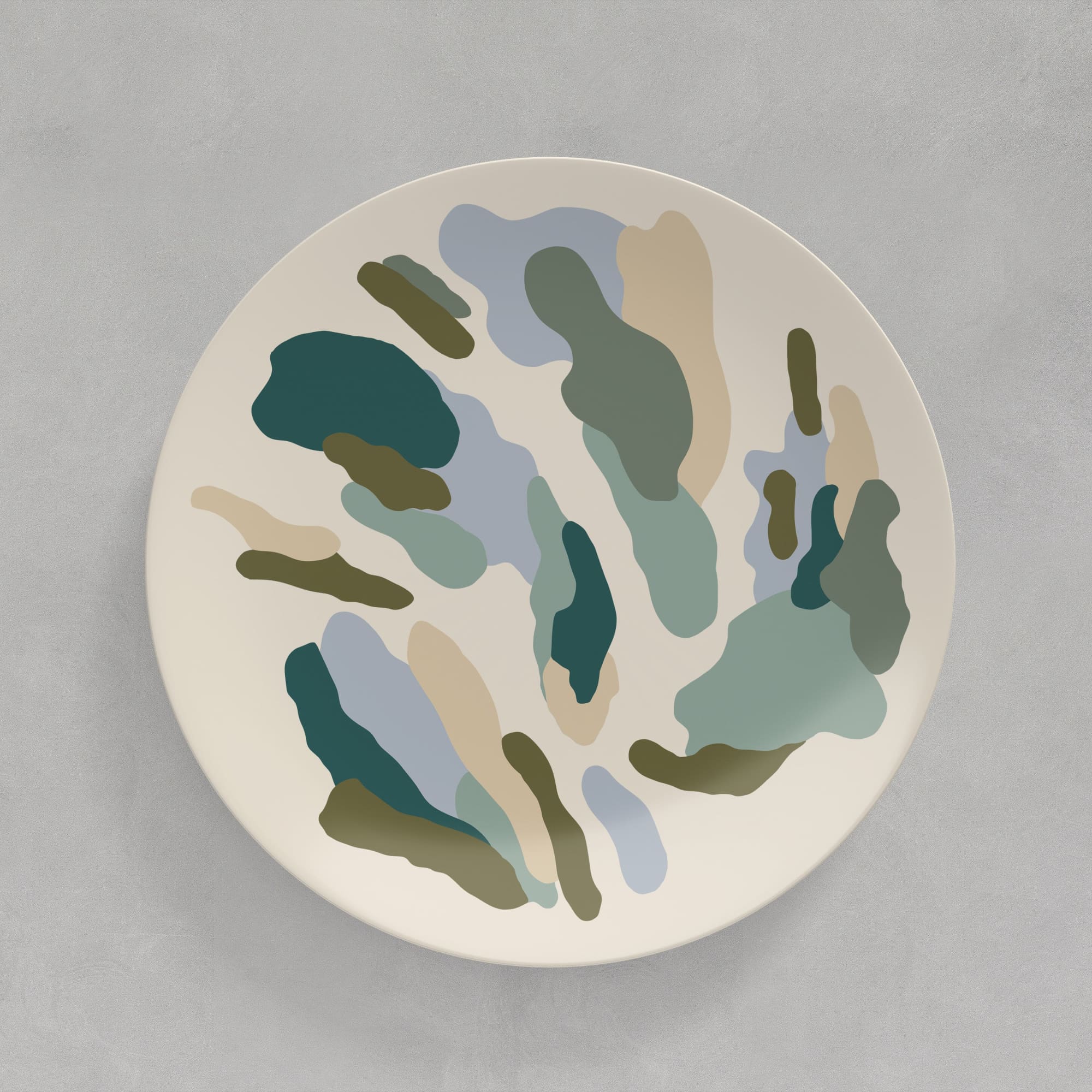 Bamboo plates set - Moss | The Baltic Club
