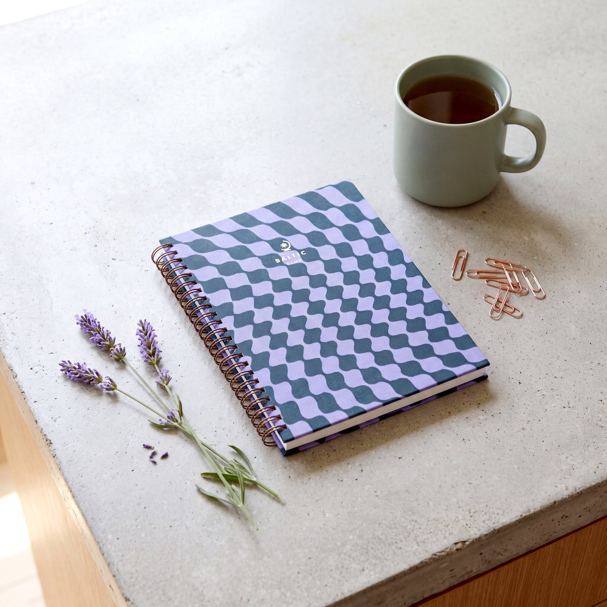 Calisson Spiral Notebook - Baltic Club