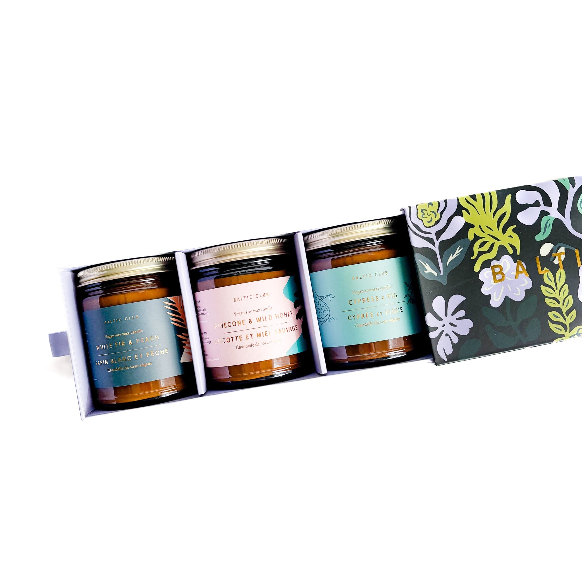 Candle Trio Jasper - Gift set - Baltic Club