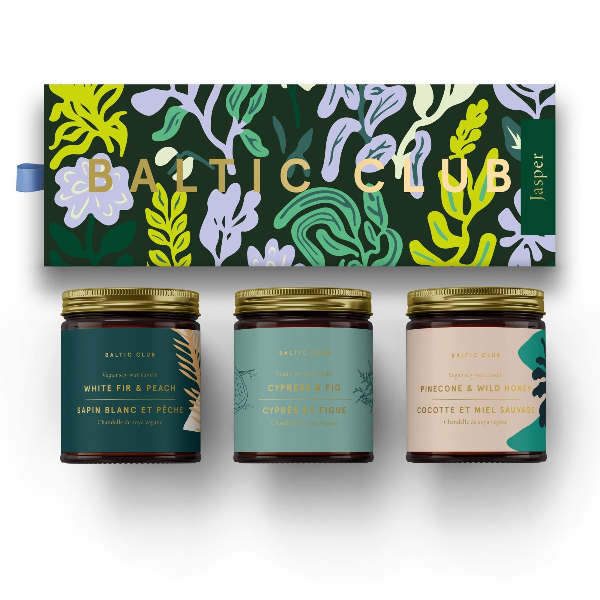 Candle Trio Jasper - Gift set - Baltic Club